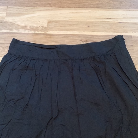 ANN Taylor LOFT Cotton Lightweight Casual A-Line Mini Skirt Black Women’s 2 - Picture 4 of 12